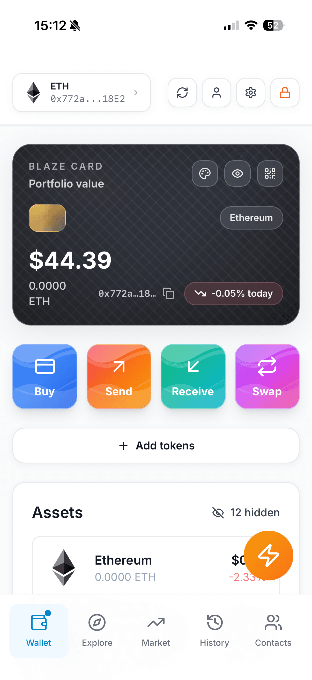 BLAZE Wallet App